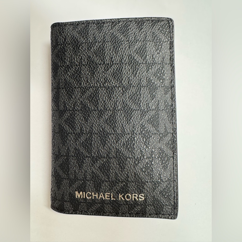 Michael Kors Black Textured Wallet